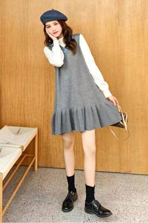 Other Mix 拼接假两件连衣裙 14715 商品图6