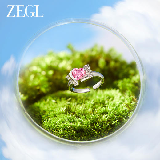 ZEGL设计师冰糖系列925银戒指女小众设计指环开口食指戒甜美尾戒 商品图1