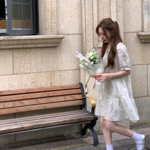 金蘑菇菇 “小仙奴”/手工全刺绣甜美小个子法式连衣裙 商品图4