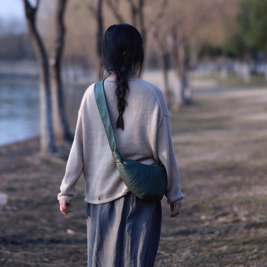 Atelierdantan 三色羊驼毛圆领毛衣 商品图8