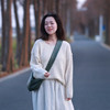 Atelierdantan 三色羊驼毛圆领毛衣 商品缩略图0