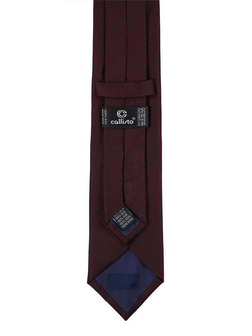 callisto紫红色桑蚕丝领带 STCTE003C 商品图1