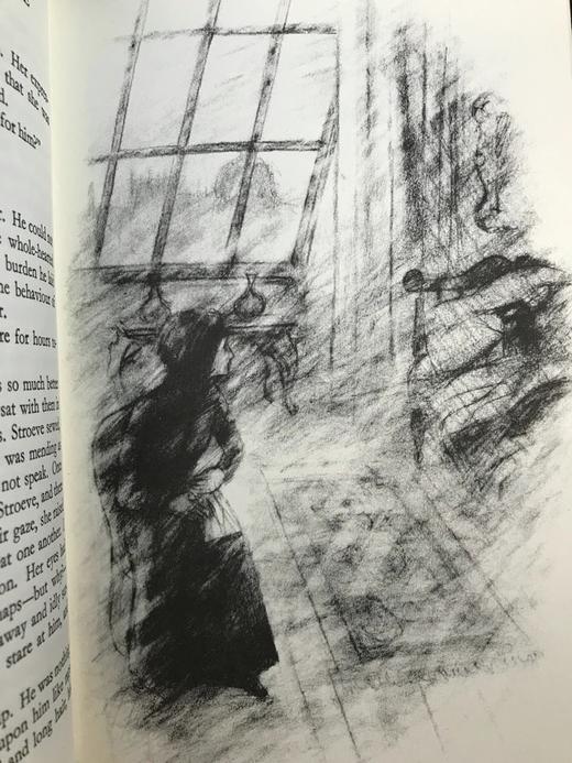 毛姆《月亮和六便士》（1967） 拉尔夫·布朗插图 复古仿皮精装32开 商品图6