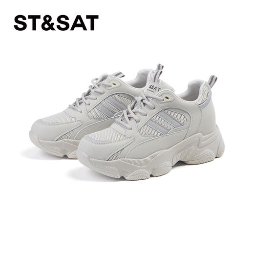 星期六时尚休闲增高厚底老爹鞋SSC1112501 商品图2