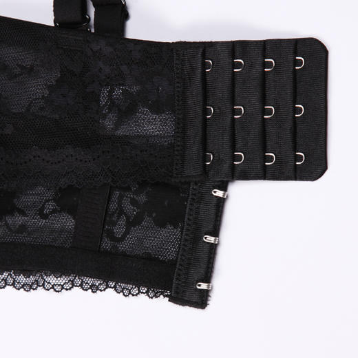 都市丽人自然舒适内衣女蕾丝文胸B杯适穿1/2杯中厚无钢圈三排扣LB41C2 商品图11