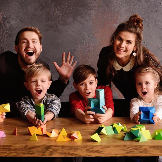 Trido 英国磁力积木艺术百变魔方儿童强磁吸铁石 商品图1