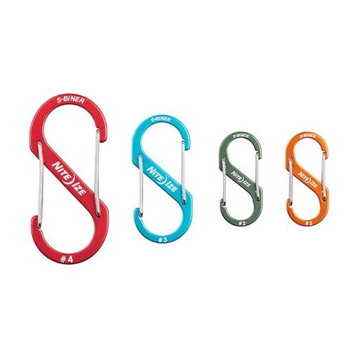 【福利款】NITEIZE奈爱8字扣铝制彩色金属户外车钥匙扣快挂登山包调节扣 商品图5