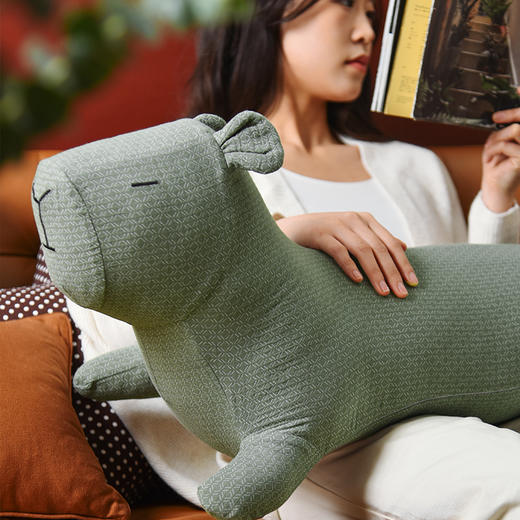 卡皮巴拉长条侧睡抱枕夹腿搂睡枕头玩偶公仔 商品图2