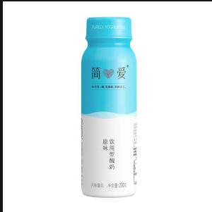 【9.9元2支】简爱原味裸酸奶230G 商品图0
