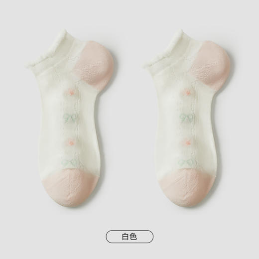 都市丽人休闲系列船袜精梳棉袜子中厚船袜船袜LC4DC7 商品图3