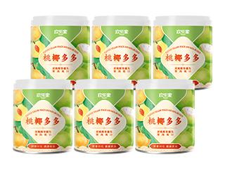 欢乐家 黄桃椰果罐头200g*6 商品图3