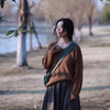 Atelierdantan 三色羊驼毛圆领毛衣 商品缩略图3