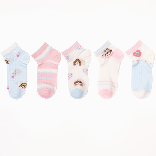 都市丽人眯雅佳休闲系列船袜精梳棉袜子中厚船袜船袜儿童袜JC4CA4 商品图1