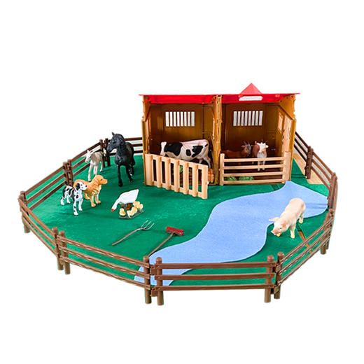 语言区教具—词的功能 农场组[马厩+动物} 商品图4