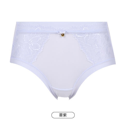 都市丽人基础系列薄透丝滑内裤女锦泳女士内裤速干中腰平角内裤LK45G2 商品图10