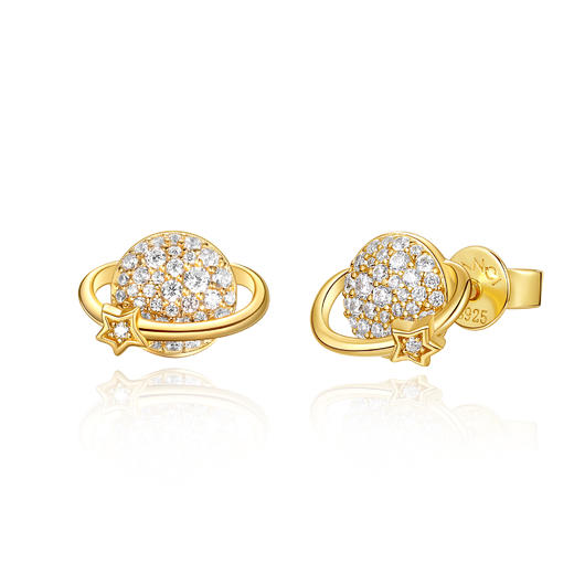 【小行星耳钉】（金色） 商品图0