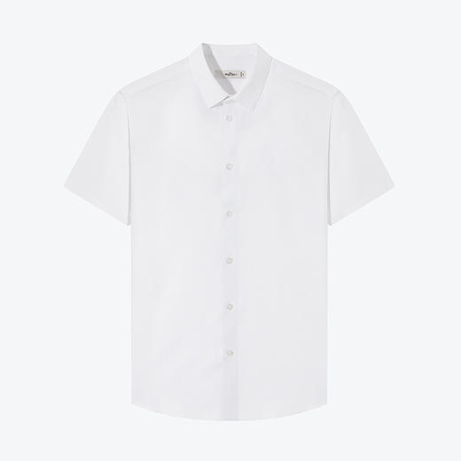 【DP免烫】柒牌纯棉短袖衬衫男2024夏季新款商务正装易打理衬衣薄	126A70470 商品图4