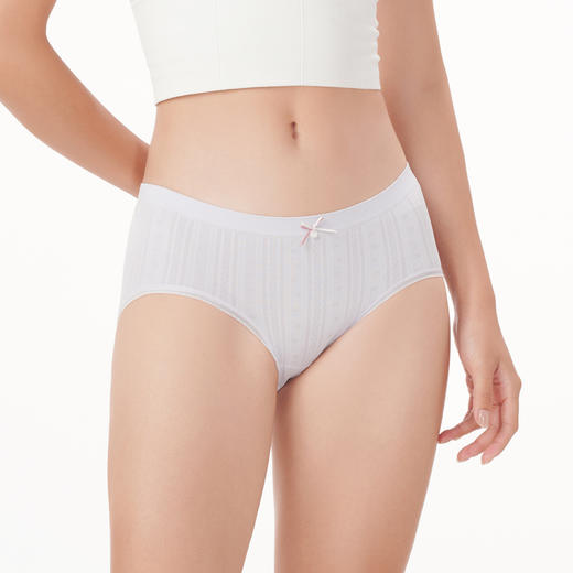 都市丽人基础一体美臀一体无缝内裤女锦氨女士内裤低腰平角内裤LK45F7 商品图1
