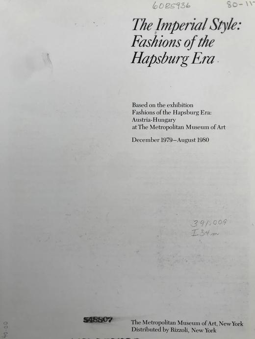 帝国风格：哈布斯堡时代的时尚 130幅插图（43幅彩色） 精装16开 商品图3