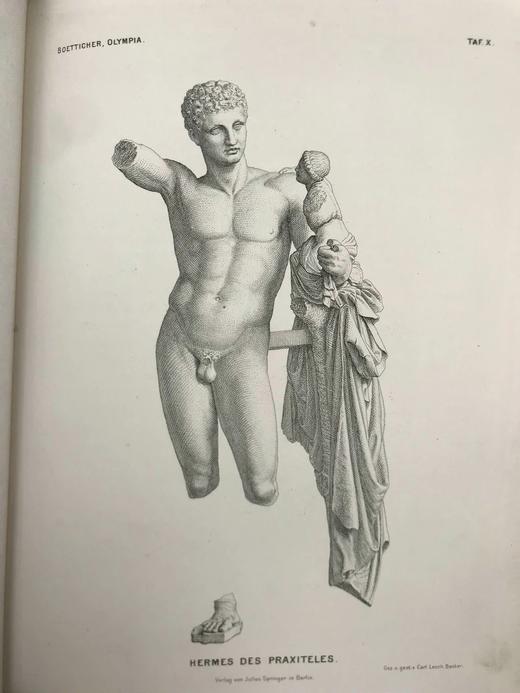 【德语】1883年 奥林匹克运动会史 89幅插图 漆布精装18开 商品图9