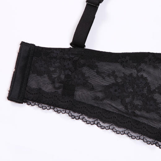 都市丽人自然舒适内衣女蕾丝文胸B杯适穿1/2杯中厚无钢圈三排扣LB41C2 商品图10