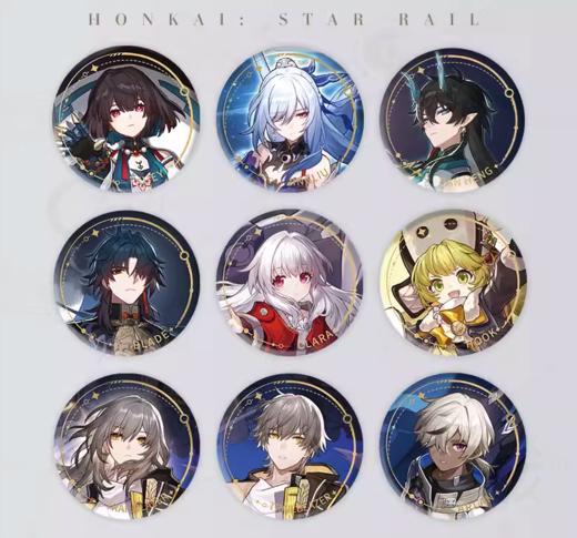 miHoYo 米哈游/崩坏 星穹铁道 立绘系列 毁灭命途 马口铁徽章 吧唧 国谷 商品图0