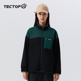 探拓2023摇粒绒开衫外套新款抓绒衣男加绒加厚冲锋衣内胆女秋冬