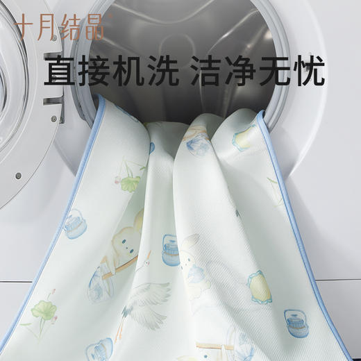 婴儿牛奶丝冰皮凉席夏季凉垫新生儿宝宝专用婴儿床幼儿园 商品图4