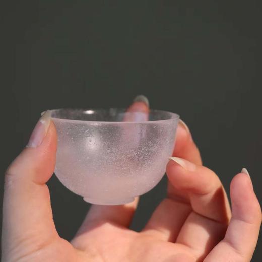 会呼吸的琉璃  太极圆杯  琉璃  清透 商品图3