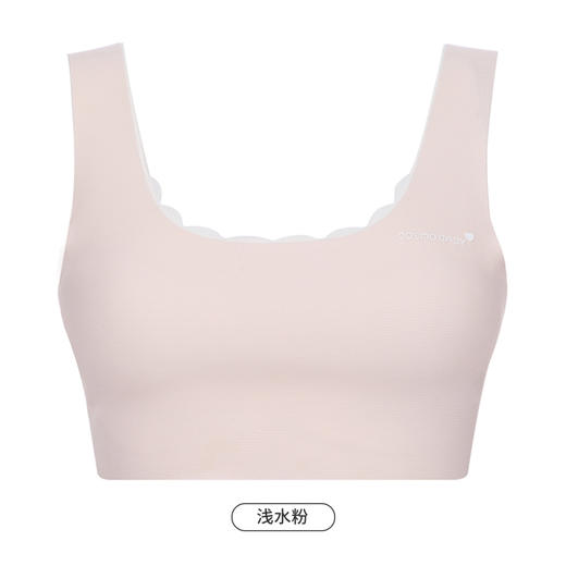 都市丽人少女优选成长一阶内衣女泳布文胸无尺码背心式超薄款速干无钢圈无排扣BB42E1 商品图10