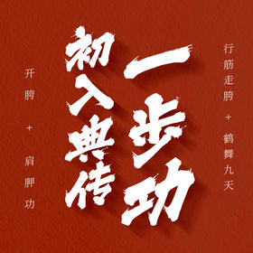 易筋换劲四步功之——【一步功】