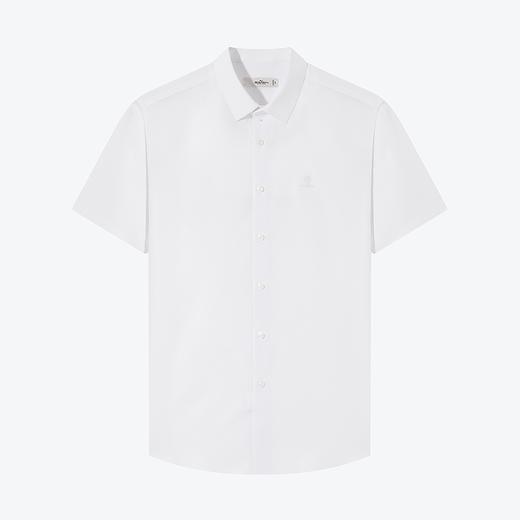 【三防】柒牌男装短袖衬衫男2024夏季新款商务休闲易打理翻领衬衣	126A70170 商品图4