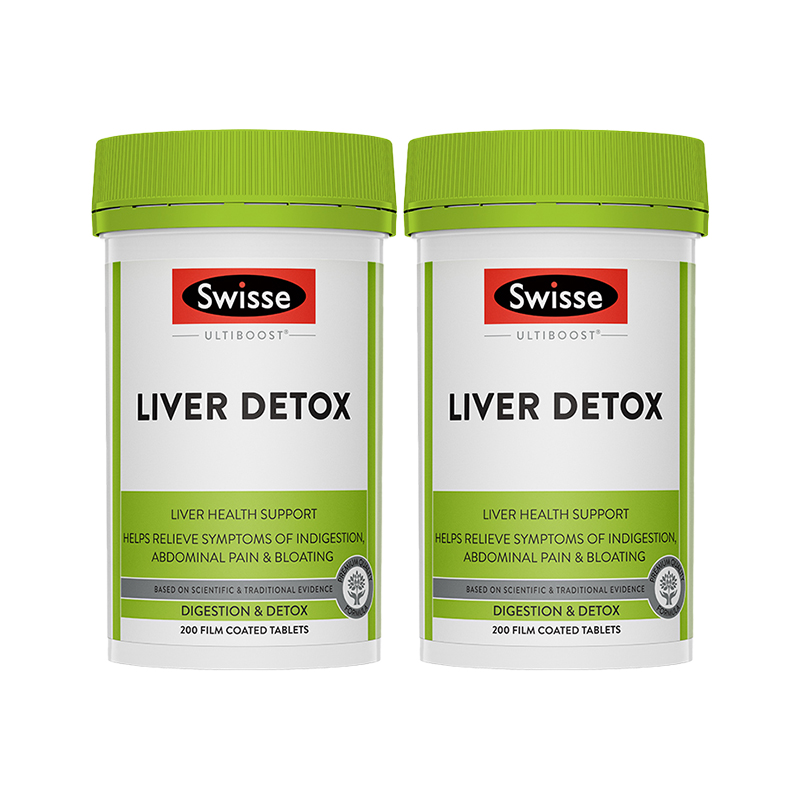 Swisse 保肝排毒护肝片 200粒*2瓶 加班熬夜必备
