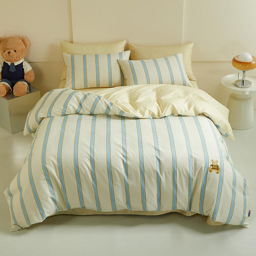 佳丽斯四件套全棉纯棉床单被套床笠款宿舍三件套床上用品2023新款 商品图2