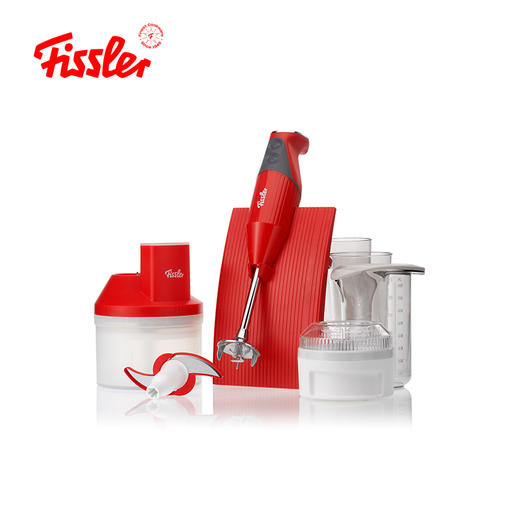 菲仕乐 红红火火套组-多功能料理机+小金刚175周年纪念款+小红柄20厘米汤锅 商品图1