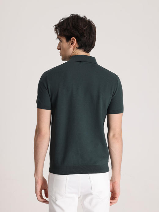 callisto绿色棉混聚酯纤维T恤 STTSS223C 商品图2