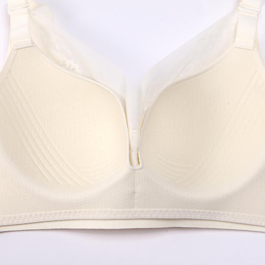 都市丽人完美包容大罩杯内衣女蕾丝文胸CD杯适穿3/4杯薄款无钢圈四排扣YB44J1 商品图9