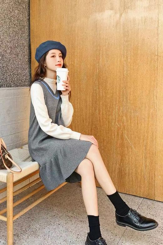 Other Mix 拼接假两件连衣裙 14715 商品图5