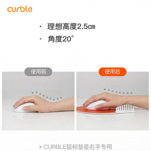 韩国进口curble护手腕透气鼠标垫 商品图2