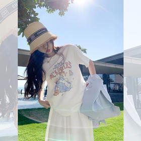 <曾小咸推荐>  【感知春日】白色印花T恤