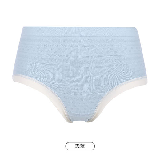 都市丽人基础一体美臀一体无缝内裤女锦氨女士内裤中腰平角内裤LK45F4 商品图11