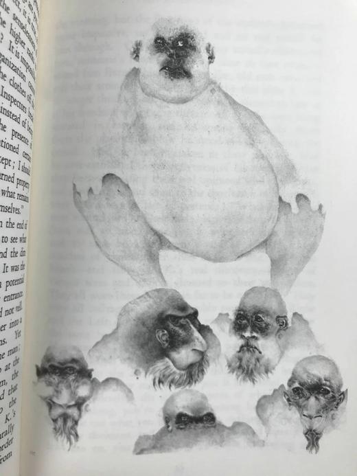 卡夫卡《审判》（1968） 22幅插图 苍鹭出版社（HeronBooks）复古仿皮精装本 商品图8