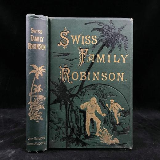 约19世纪后期 约翰·维斯《海角乐园》 约15幅插图 漆布精装32开 商品图0