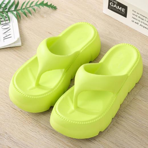 【软软厚底❗️超显腿长的人字拖鞋】轻盈材质，一脚踏入云端，超舒适❗️女新款EVA夹脚凉拖鞋夏季休闲外穿增高软底沙滩拖鞋 商品图1