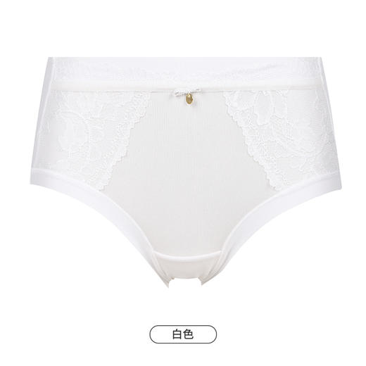 都市丽人基础系列薄透丝滑内裤女锦泳女士内裤速干中腰平角内裤LK45G2 商品图8