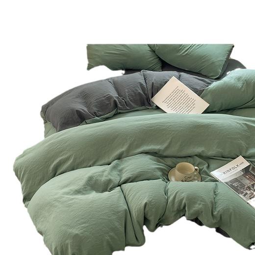 【曾小咸福利款】ins风【A类母婴级四件套】夏秋床上裸睡四件套 水洗棉床单被套床笠 商品图4