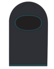 24/25Airblaster护脸Cozy Fleece Face Tube-Black