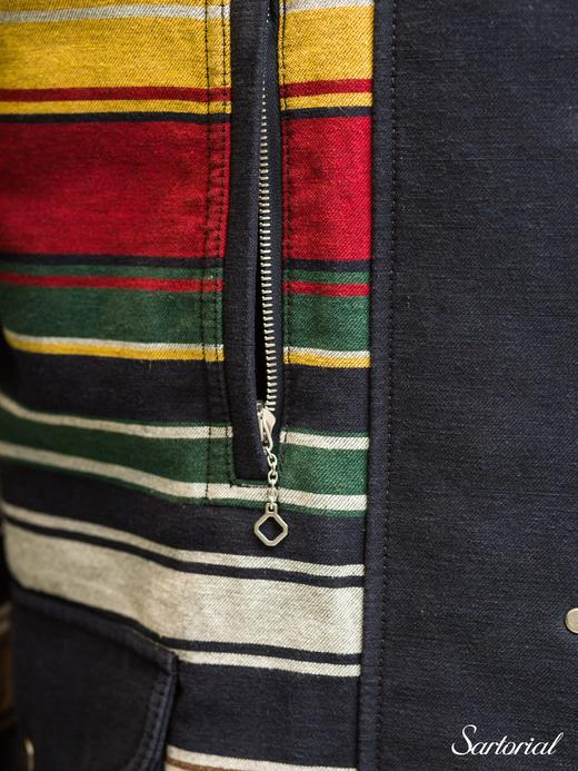 Fay Archive 藏蓝条纹夹克 商品图7