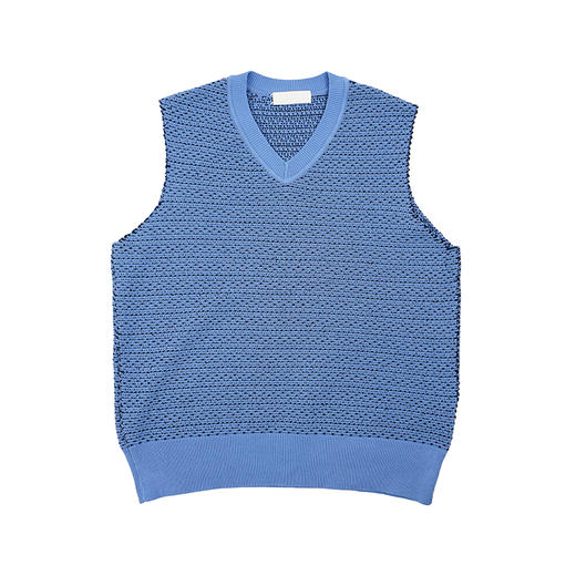 Irenisa TEXTURED KNIT VEST 针织休闲V领背心 商品图0