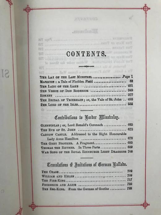 约19世纪后期 司各特诗集 6幅插图 漆布精装32开 商品图6